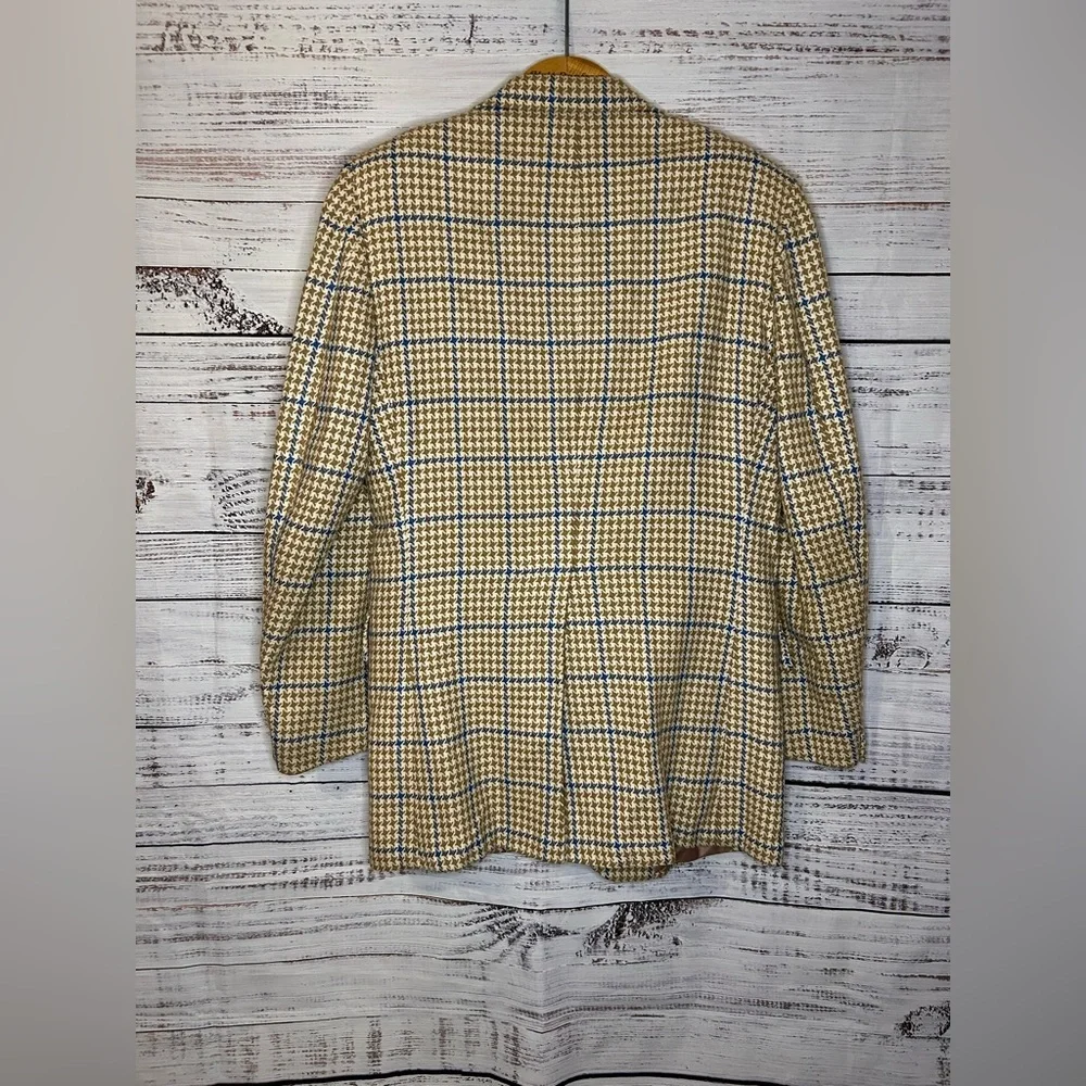 SOLD🍓VINTAGE - Houndstooth Overcoat Blazer - Picture 6 of 10